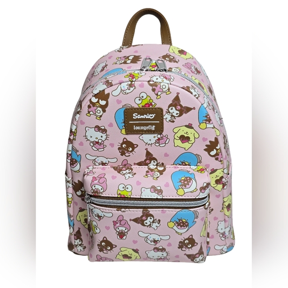 Loungefly Handbags - Loungefly Sanrio Hello Kitty & Friends Sweet Treat Mini Backpack NWT Pink Kawaii